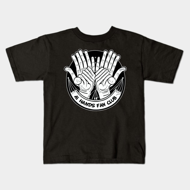 AI Hands Fan Club Kids T-Shirt by PhilFTW